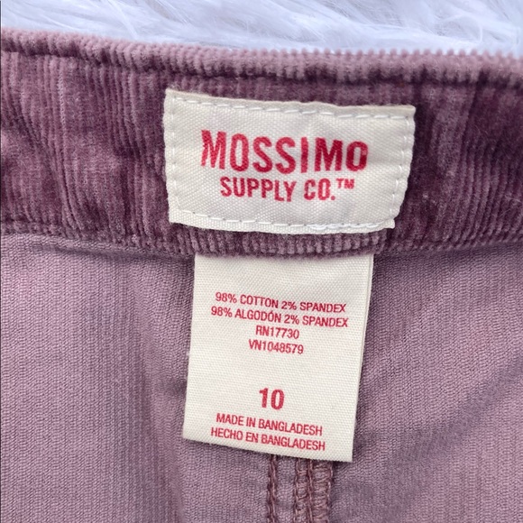 🌞3/$18🌞Sz 10 Mossimo Supply Co. Mauve Corduroy Mini Skirt - Picture 3 of 3